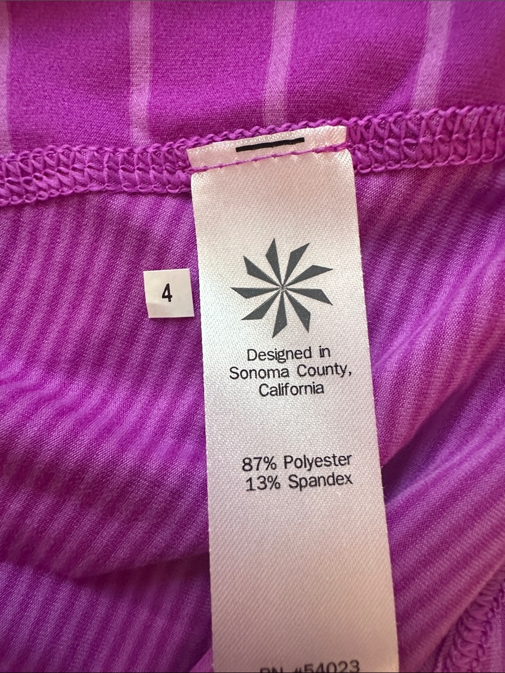 NWT ATHLETA Chi Tank Top Varied Jazz Stripe Purple Size Small - Picture 14 of 15